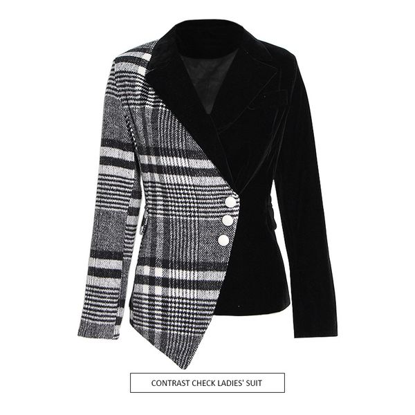 autumn/winter 2020 koreans style slim body style slim body style design slim body pattern patchwork suit jacke, White;black
autumn/winter 2020 koreans style slim body style slim body style design slim body pattern patchwork suit jacke, White;black