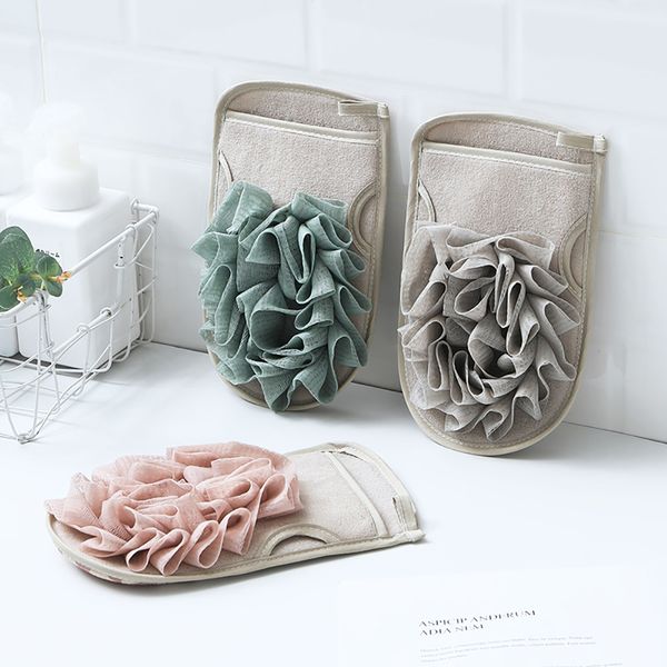1pc portable bath gloves double sides body scrubber shower exfoliating sponge body cleaning brush massage mesh ball bathing tool
1pc portable bath gloves double sides body scrubber shower exfoliating sponge body cleaning brush massage mesh ball bathing tool