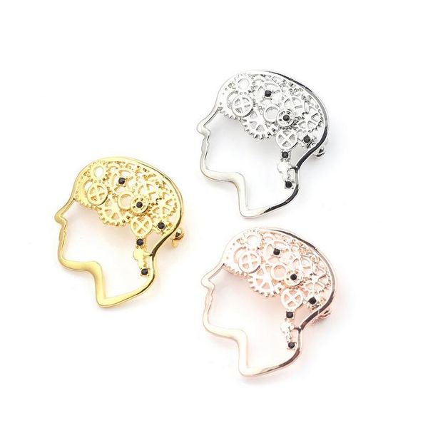 metal gear brain brooch women men vintage head portrait brooch suit lapel pin fashi sqcswl new_dhbest, Gray
metal gear brain brooch women men vintage head portrait brooch suit lapel pin fashi sqcswl new_dhbest, Gray