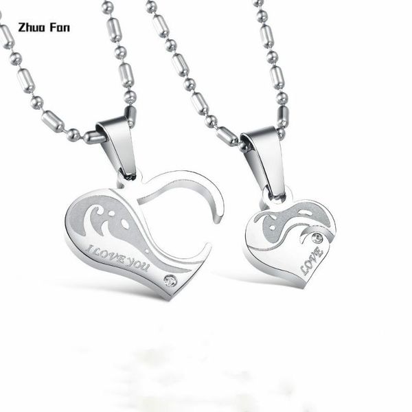 2020 romantic gift for valentine's day and christmas day puzzle heart pendant design stainless steel vintage necklace woman man, Silver
2020 romantic gift for valentine's day and christmas day puzzle heart pendant design stainless steel vintage necklace woman man, Silver