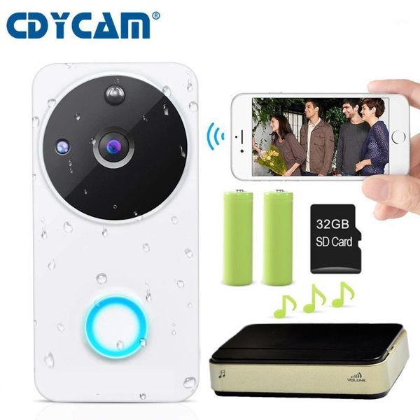 doorbells cdycam waterproof ip video intercom door phone wifi doorbell camera pir alarm infrared 720p security with 2pcs battery1
doorbells cdycam waterproof ip video intercom door phone wifi doorbell camera pir alarm infrared 720p security with 2pcs battery1