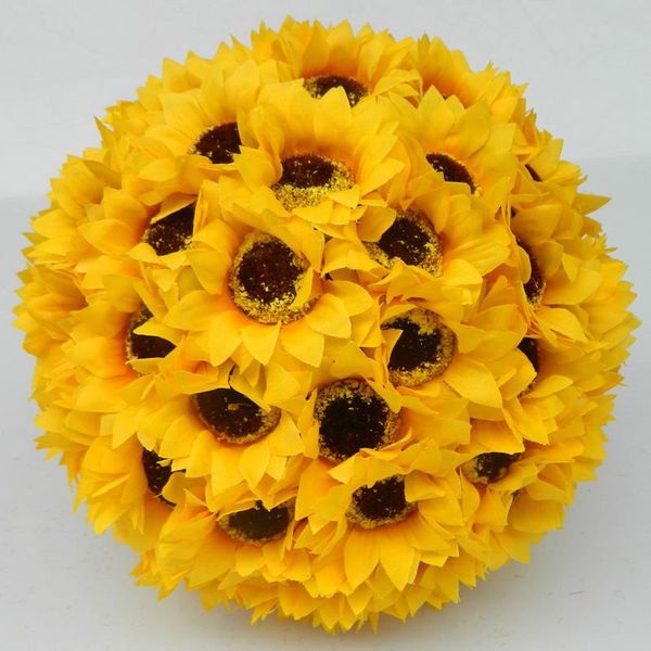 factory outlet artificial silk flowers sunflower ball centerpieces yellow wedding kissing balls hanging decorative balls
factory outlet artificial silk flowers sunflower ball centerpieces yellow wedding kissing balls hanging decorative balls