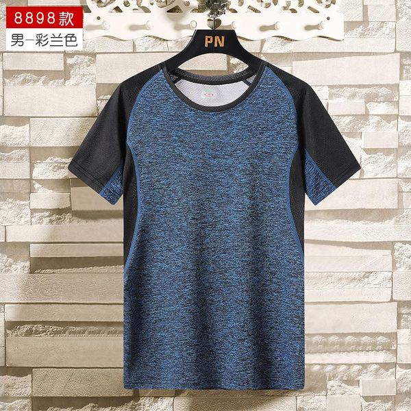 men's t-shirts 2021 summer couple's large round neck sports outdoor breathable quick-drying t-shirt, White;black
men's t-shirts 2021 summer couple's large round neck sports outdoor breathable quick-drying t-shirt, White;black