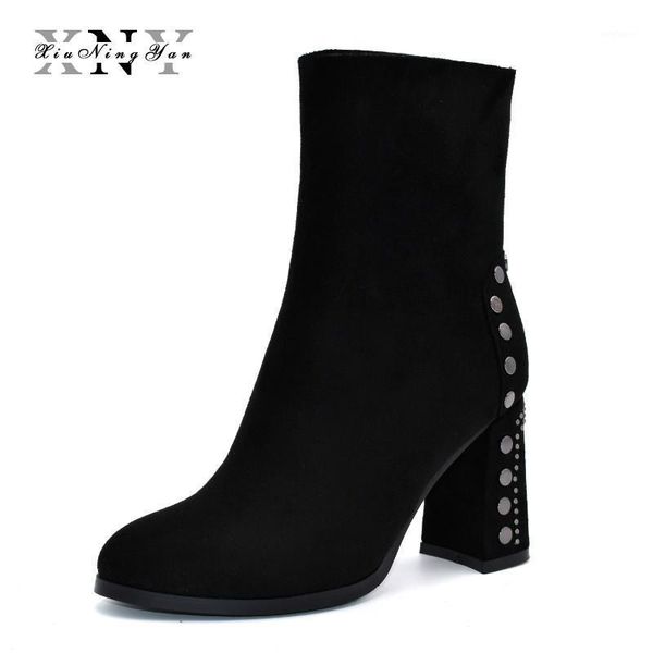 xiuningyan fashion flock leather women boots square high heels crystal string bead elegant ankel boots autumn winter shoes woman1, Black
xiuningyan fashion flock leather women boots square high heels crystal string bead elegant ankel boots autumn winter shoes woman1, Black