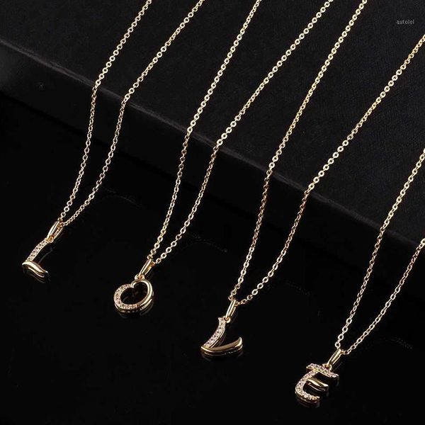 fashion 26 letters chain pendants necklaces women zircon hip hop jewelry with gold color tennis chain party wedding gift1, Silver
fashion 26 letters chain pendants necklaces women zircon hip hop jewelry with gold color tennis chain party wedding gift1, Silver
