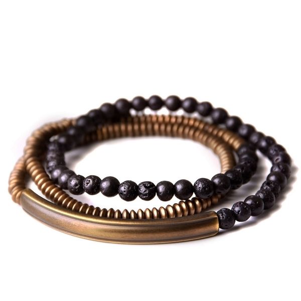metallic copper lava stone handmade bracelet multi row jewelry for men women rock street hardwear original design bangle y200730, Black
metallic copper lava stone handmade bracelet multi row jewelry for men women rock street hardwear original design bangle y200730, Black