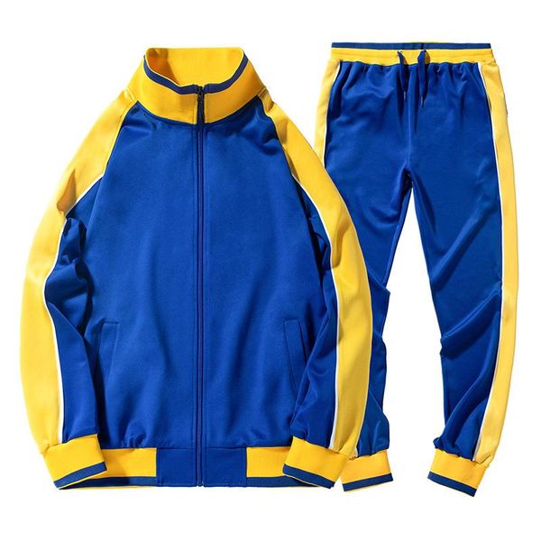fashion sweat suits men 2020 new side striped tracksuit men sweatshirts sweatpants sport set spring autumn jogger suits for, Black;blue
fashion sweat suits men 2020 new side striped tracksuit men sweatshirts sweatpants sport set spring autumn jogger suits for, Black;blue