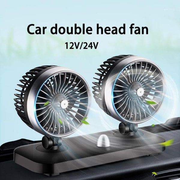 car fan 12v/24v car double head fan rotating mute accessories swing ventilation board summer #yl101
car fan 12v/24v car double head fan rotating mute accessories swing ventilation board summer #yl101