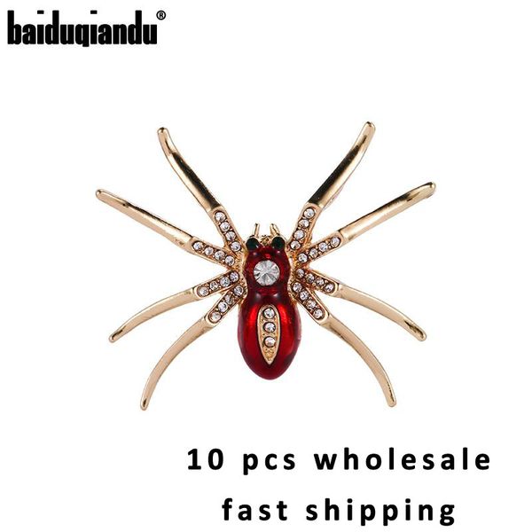 wholesale lot of 10 pcs red spider brooches women's fashion costume jewelry dress pins garment accessories 201009, Gray
wholesale lot of 10 pcs red spider brooches women's fashion costume jewelry dress pins garment accessories 201009, Gray