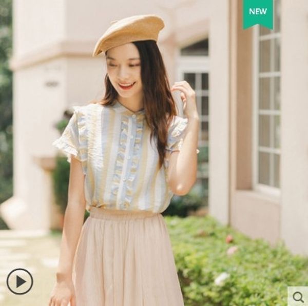 рубашка женского летом 2020 нового топ shirtlace shirtshort рукав грибок кружево контраст полоса свободно искусство универсальны верхними 83, White
рубашка женского летом 2020 нового топ shirtlace shirtshort рукав грибок кружево контраст полоса свободно искусство универсальны верхними 83, White