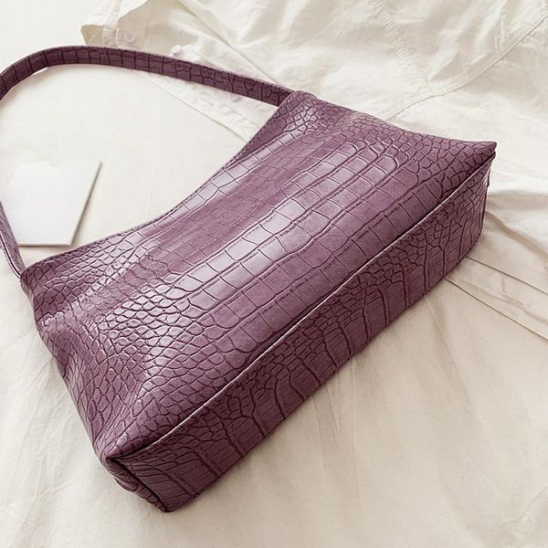 2020 retro alligator pu leather shoulder bags for women fashion sling handbags and purse travel baguette bags lady armpit
2020 retro alligator pu leather shoulder bags for women fashion sling handbags and purse travel baguette bags lady armpit