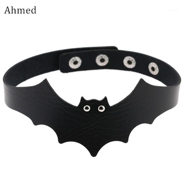 chokers ahmed harajuku devil halloween bat leather choker necklace fashion simple collar ornament jewelry collier bijoux femme1, Golden;silver
chokers ahmed harajuku devil halloween bat leather choker necklace fashion simple collar ornament jewelry collier bijoux femme1, Golden;silver
