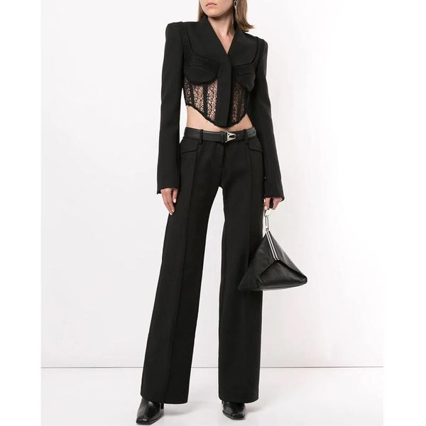 women's jackets 9.20 2021 v-neck hollow out lace patchwork slim short blazer jacket coat women, Black;brown
women's jackets 9.20 2021 v-neck hollow out lace patchwork slim short blazer jacket coat women, Black;brown