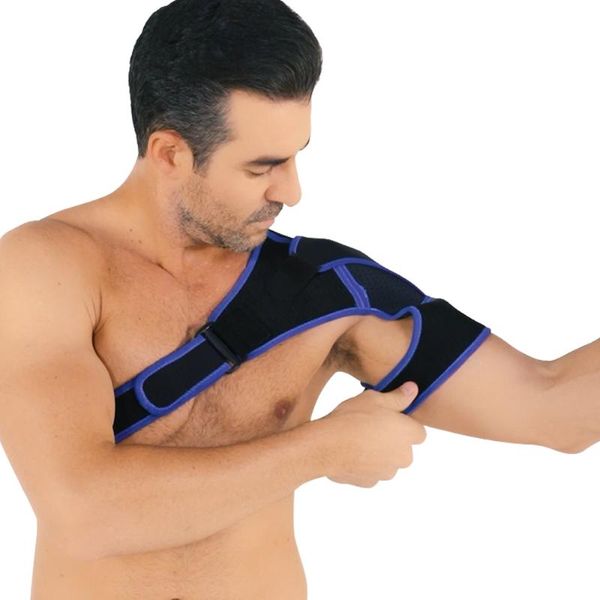 1pcs therapy compression shoulder support with cold gel pack for shoulder pain relief recovery workout brace, Black;blue
1pcs therapy compression shoulder support with cold gel pack for shoulder pain relief recovery workout brace, Black;blue