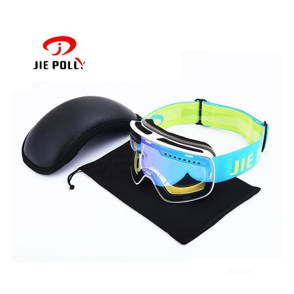jiepolly brand ski goggles men women skateboard snowboard goggles glasses for uv400 snow skiing glasses anti-fog ski mask winter sport
jiepolly brand ski goggles men women skateboard snowboard goggles glasses for uv400 snow skiing glasses anti-fog ski mask winter sport