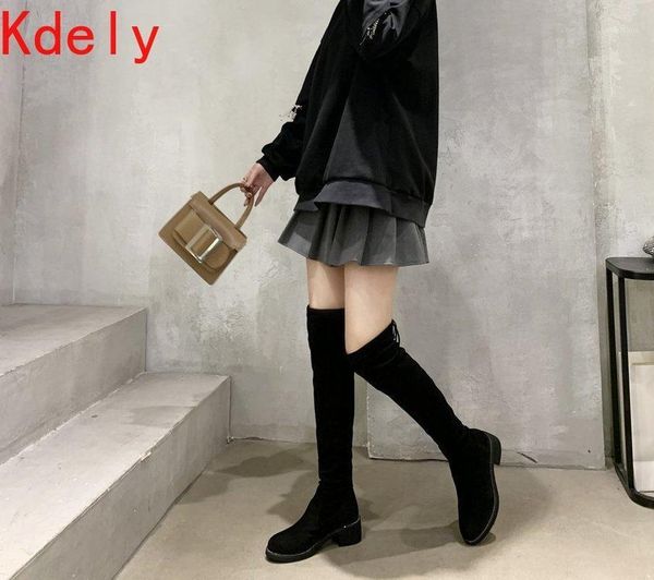boots thigh high female winter women over the knee flat stretch fashion shoes 2021 black botas mujer1
boots thigh high female winter women over the knee flat stretch fashion shoes 2021 black botas mujer1