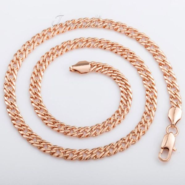 6.5mm mens womens chain necklace 585 rose gold filled link wide curb cuban rombo gf jewelry gn107, Silver
6.5mm mens womens chain necklace 585 rose gold filled link wide curb cuban rombo gf jewelry gn107, Silver