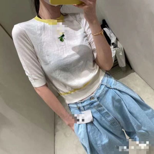 early autumn 2020 new plant embroidery pattern white wool knitted wool embroidered woolshort sleeve women kaqnb, White;black
early autumn 2020 new plant embroidery pattern white wool knitted wool embroidered woolshort sleeve women kaqnb, White;black