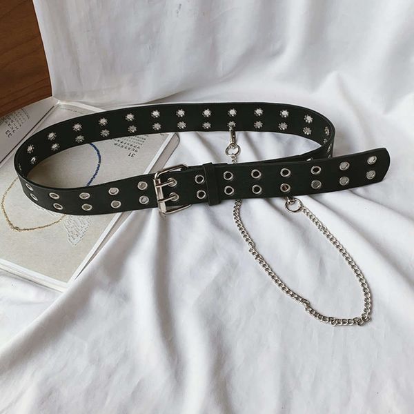 fashion punk style double three ring decoration jk chain women with denim pants short skirt pin buckle belt, Black;brown
fashion punk style double three ring decoration jk chain women with denim pants short skirt pin buckle belt, Black;brown