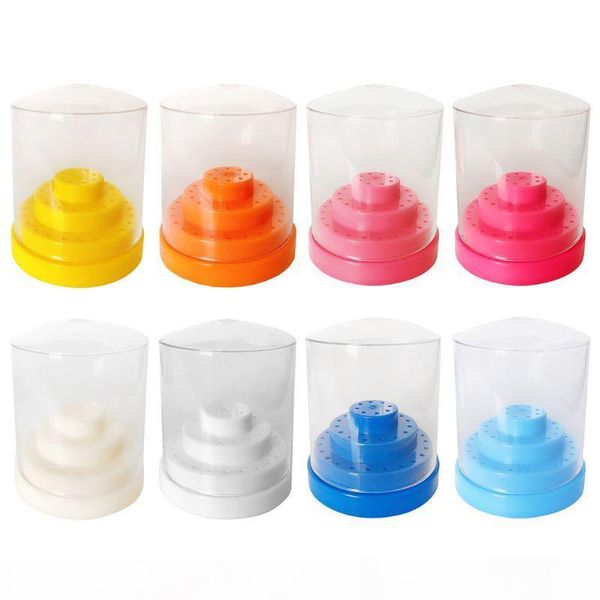 48 holes nail drill bit display holder standing with cover manicure container storage box
48 holes nail drill bit display holder standing with cover manicure container storage box