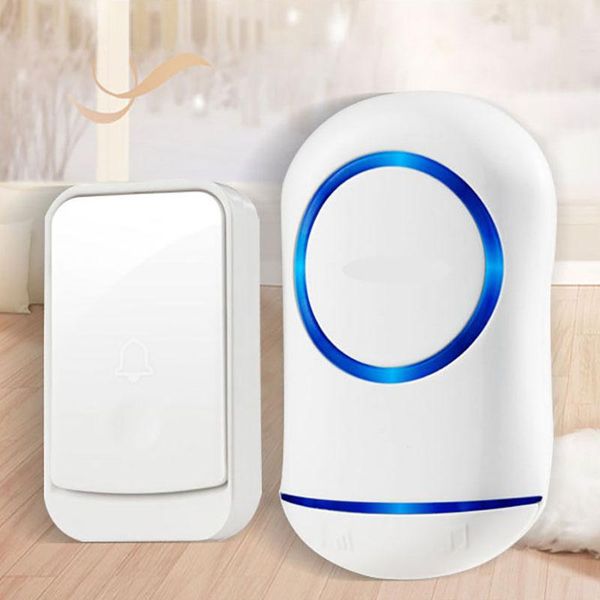 doorbells wireless doorbell door bell ring chime button transparent waterproof multifunctional pager 
doorbells wireless doorbell door bell ring chime button transparent waterproof multifunctional pager