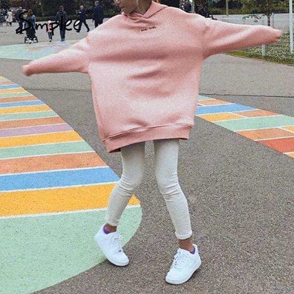 simplee casual solid pink women fleece sweatshirts long sleeve autumn winter female hoodies fashion loose ladies pullover 201207, Black
simplee casual solid pink women fleece sweatshirts long sleeve autumn winter female hoodies fashion loose ladies pullover 201207, Black
