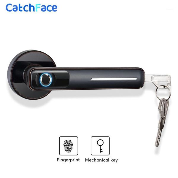 smart lock biometric fingerprint door intelligent electronic for home and office security with mechanical key1