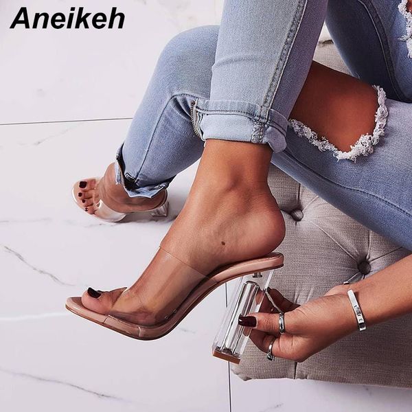 aneikeh new pvc jelly sandals crystal open toed thin heels crystal women transparent heel sandals slippers pumps 41 42 200928, Black
aneikeh new pvc jelly sandals crystal open toed thin heels crystal women transparent heel sandals slippers pumps 41 42 200928, Black