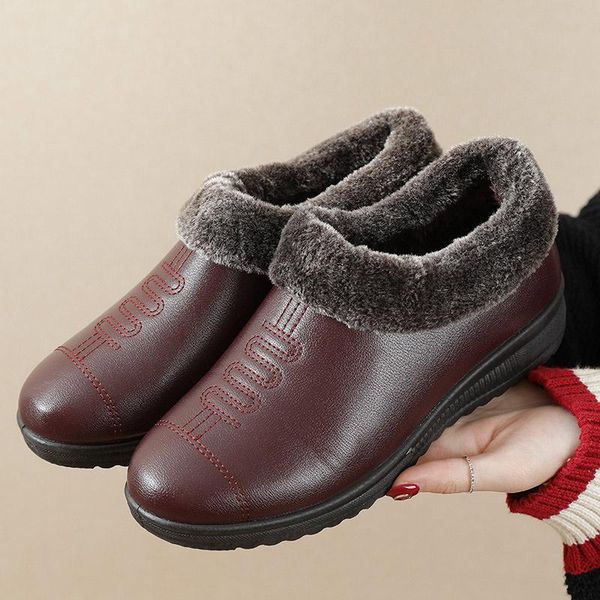 boots women snow mom pu leather shoes warm confortable soft pointed toe sewing shallow non slip female footwear indoor casual, Black
boots women snow mom pu leather shoes warm confortable soft pointed toe sewing shallow non slip female footwear indoor casual, Black