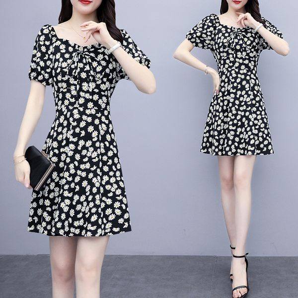 xia da da fat mm small daisy dress women's summer dress medium and long waist closing 2020 new size slim fairy women's trousers sk, Black;gray
xia da da fat mm small daisy dress women's summer dress medium and long waist closing 2020 new size slim fairy women's trousers sk, Black;gray