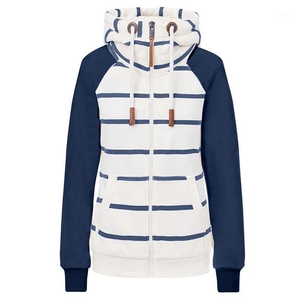 women's jackets women sport coat stripe print zipper hooded female casual long sleeve pocket loose autumn winter1, Black;brown
women's jackets women sport coat stripe print zipper hooded female casual long sleeve pocket loose autumn winter1, Black;brown