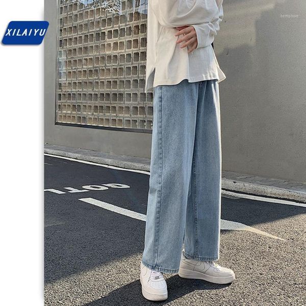 xilaiyu popular logo ins straight jeans men wide-legged pants han edition tide comfortable leisure nine minutes of pants1, Blue
xilaiyu popular logo ins straight jeans men wide-legged pants han edition tide comfortable leisure nine minutes of pants1, Blue
