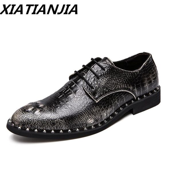 2020 rivet bronze formal shoes men leather shoes men fashion banquet business wedding mens dress oxford zapatos hombre, Black
2020 rivet bronze formal shoes men leather shoes men fashion banquet business wedding mens dress oxford zapatos hombre, Black