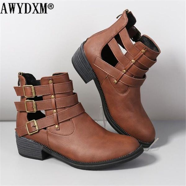 women's boots fashion pu leather buckle casual shoes ladies square heel high heels autumn zipper ankle short boots punk female, Black
women's boots fashion pu leather buckle casual shoes ladies square heel high heels autumn zipper ankle short boots punk female, Black