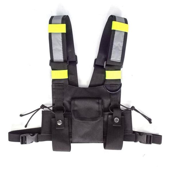 hunting jackets tactical function chest bags vest reflective double shoulder rig bag holster adjustable portable pouch, Camo;black
hunting jackets tactical function chest bags vest reflective double shoulder rig bag holster adjustable portable pouch, Camo;black