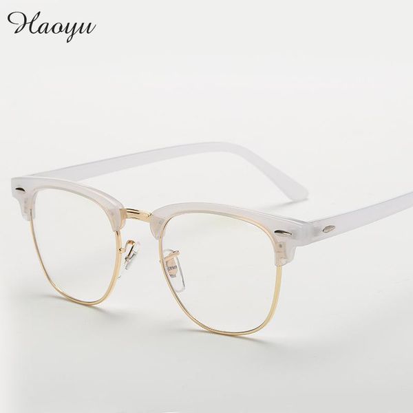 Wholesale- haoyu Women Myopia reading Eyeglasses Vintage Eye Glasses Frames Fashion Optical Frame with Plain Mirror Armacao De Oculos g20681, Silver
Wholesale- haoyu Women Myopia reading Eyeglasses Vintage Eye Glasses Frames Fashion Optical Frame with Plain Mirror Armacao De Oculos g20681, Silver