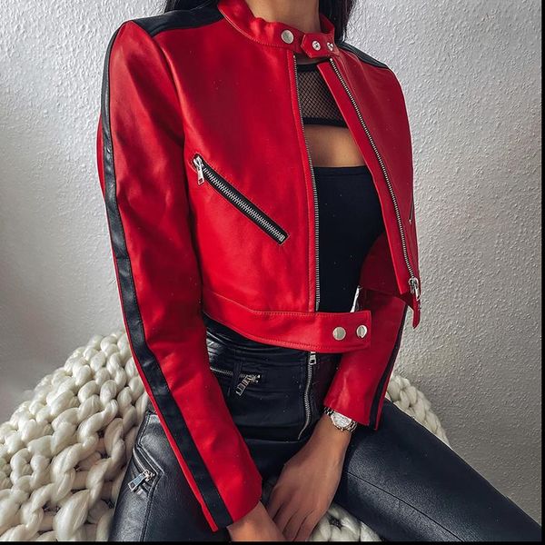 umeko new autumn zipper motorcycle jacket women short faux soft leather jacket black leather jacket ladies basic street coat
umeko new autumn zipper motorcycle jacket women short faux soft leather jacket black leather jacket ladies basic street coat