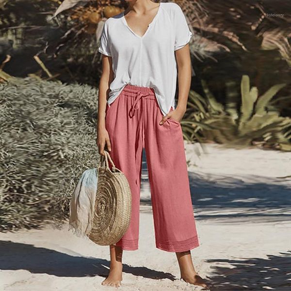 women's pants casual plain-color stitching lace plue sized wide-legged pants loose straight fashion women elastic waist1, Black;white
women's pants casual plain-color stitching lace plue sized wide-legged pants loose straight fashion women elastic waist1, Black;white