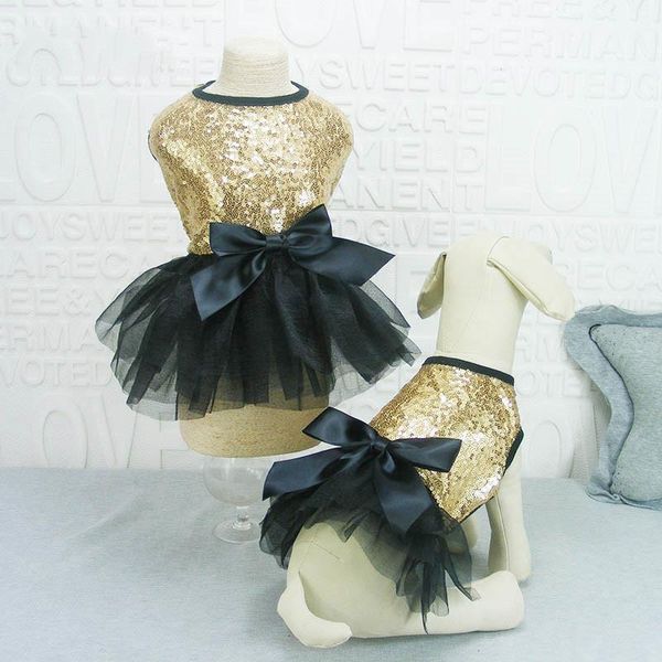 cute bling dog puppy bow dress tutu skirt dog pet cat luxury princess wedding party dress summer chihuahua clothes1
cute bling dog puppy bow dress tutu skirt dog pet cat luxury princess wedding party dress summer chihuahua clothes1