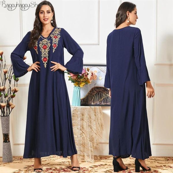 plus size women autumn maxi long dress v-neck elegant embroidery kaftan abaya eid ramadan muslim islamic jilbab casual robe, Black;gray
plus size women autumn maxi long dress v-neck elegant embroidery kaftan abaya eid ramadan muslim islamic jilbab casual robe, Black;gray