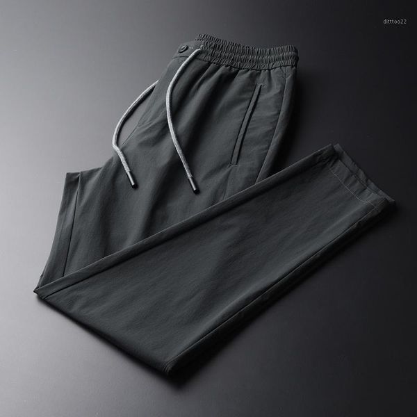 men's pants men casual slim young people's fashion draw string simple breathable grey men's trousers plus size1, Black
men's pants men casual slim young people's fashion draw string simple breathable grey men's trousers plus size1, Black