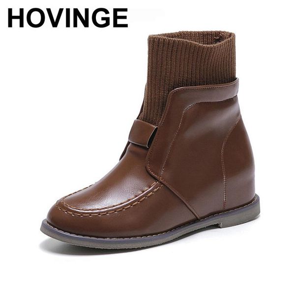 hovinge 2020 new autumn winter women shoes woman genuine leather snow boots height increasing ankle women boots, Black
hovinge 2020 new autumn winter women shoes woman genuine leather snow boots height increasing ankle women boots, Black