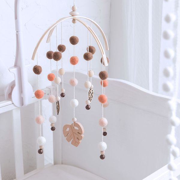baby beech wood leaves mobile rattles silicone beads wool ball for infant room bed hanging decor small bell nursing baby toys 1020
baby beech wood leaves mobile rattles silicone beads wool ball for infant room bed hanging decor small bell nursing baby toys 1020