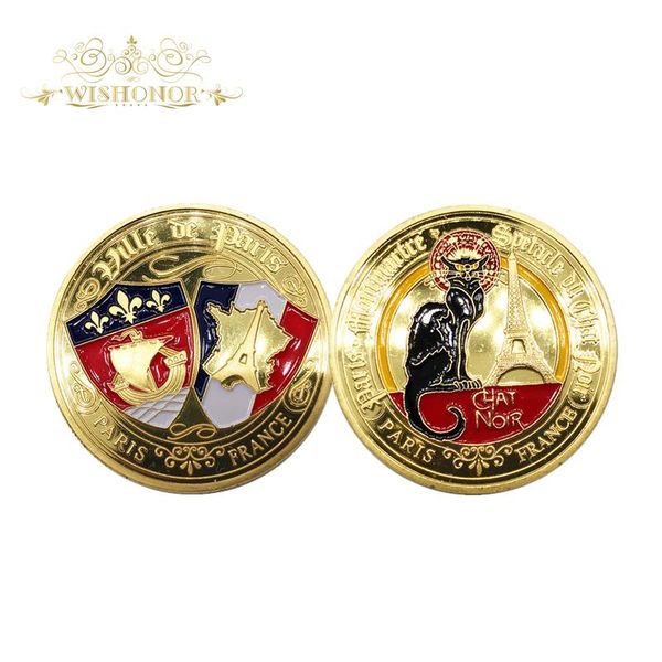 france paris coins gold plated 40m cat metal coin fancy commemorative coin with small round box sqcboc pingtoy
france paris coins gold plated 40m cat metal coin fancy commemorative coin with small round box sqcboc pingtoy