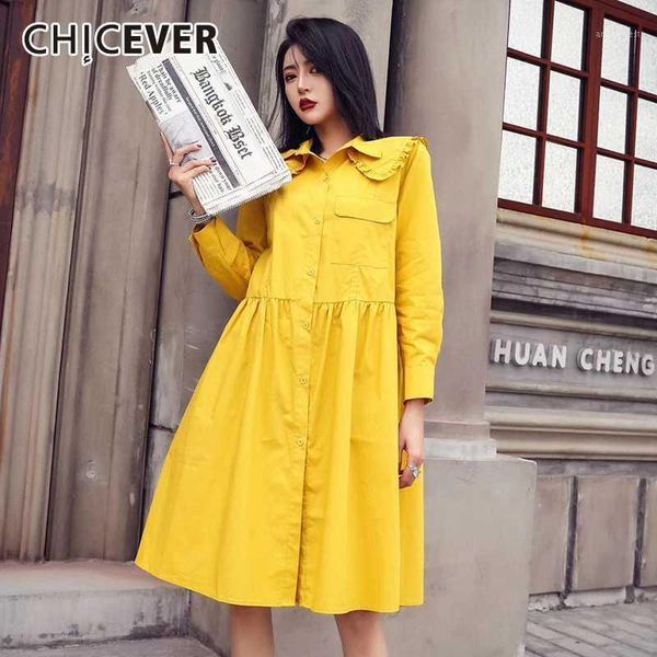 chicever korean dress for women lapel collar long sleeve high waist oversize dresses female spring 2020 fashion new clothes1, Black;gray
chicever korean dress for women lapel collar long sleeve high waist oversize dresses female spring 2020 fashion new clothes1, Black;gray