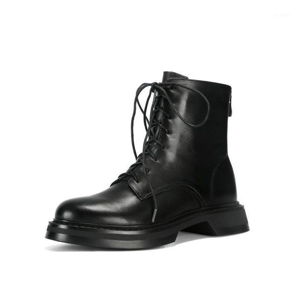 boots genuine leather cross tied thick low heels ankle fashion platform round toe shoes woman winter casual ladies boots1, Black
boots genuine leather cross tied thick low heels ankle fashion platform round toe shoes woman winter casual ladies boots1, Black