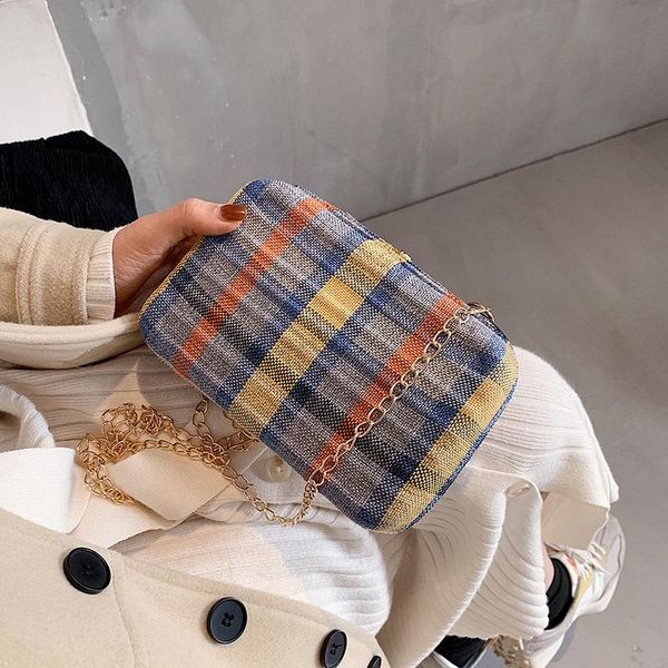autumn winter retro canvas plaid ladies one shoulder messenger small square bag mobile phone storage wallet purses and handbags
autumn winter retro canvas plaid ladies one shoulder messenger small square bag mobile phone storage wallet purses and handbags
