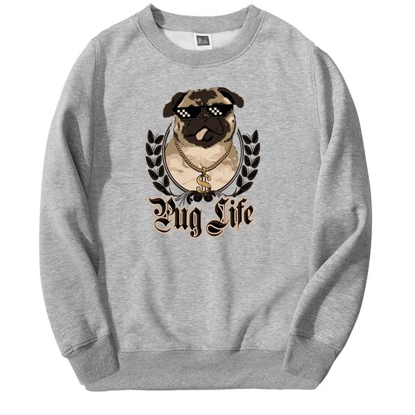 hip hop style animal dog mens sweatshirts hoodie fleece streetwear pug life sportswear crewneck spring autumn cool sweatshirt, Black
hip hop style animal dog mens sweatshirts hoodie fleece streetwear pug life sportswear crewneck spring autumn cool sweatshirt, Black