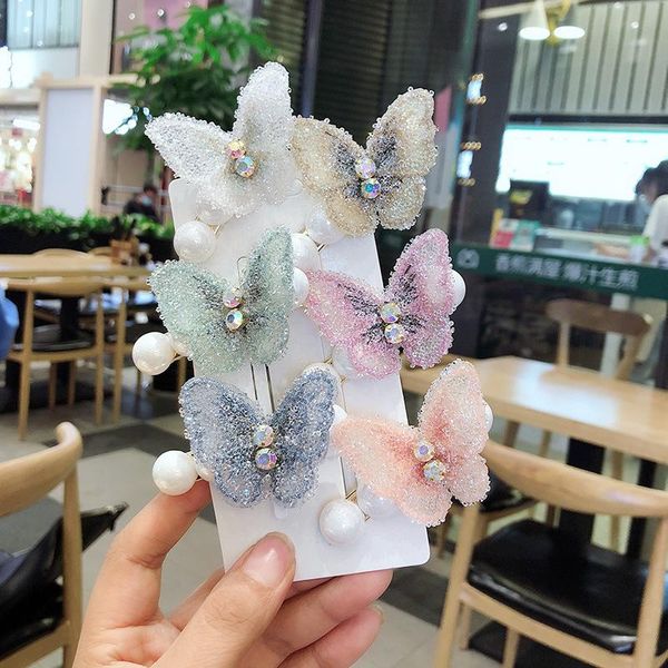 beautiful colorful crystal rhinestones butterfly pearl duckbill clip sweet girl women's fashion hairpins hair accessories
beautiful colorful crystal rhinestones butterfly pearl duckbill clip sweet girl women's fashion hairpins hair accessories