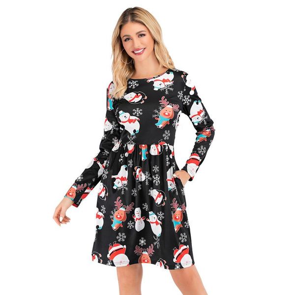 casual dresses womens christmas vintage long sleeve boho dress fashion snowman print mid-calf straight autumn elegant, Black;gray
casual dresses womens christmas vintage long sleeve boho dress fashion snowman print mid-calf straight autumn elegant, Black;gray